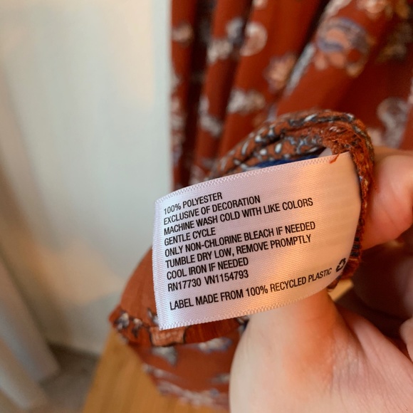 Knox Rose Boho Peasant Maxi Dress | Sz S - Picture 7 of 8